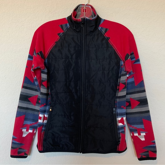 Ralph Lauren Active Tribal Aztec Print Quilted Full Zip Lightweight Jacket XS - Picture 16 of 16